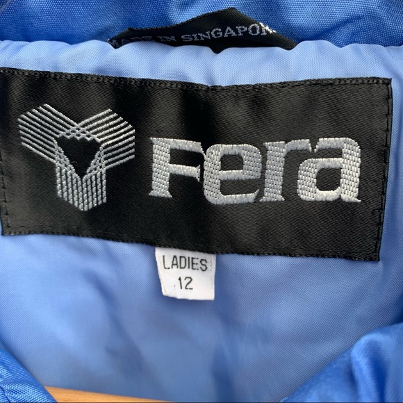 Fera Ski Jacket Winter Coat Women’s Size 12 Blue - Picture 4 of 9